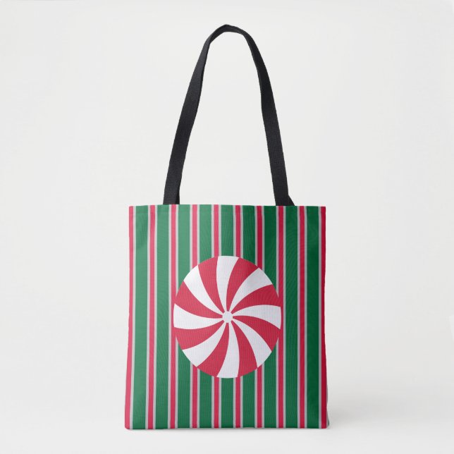 Spaß und Extravagante Weihnachten Pfefferminzbonbo Tasche (Vorderseite)