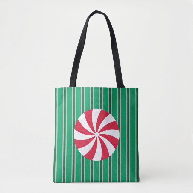 Spaß und Extravagante Weihnachten Pfefferminzbonbo Tasche (Vorderseite)