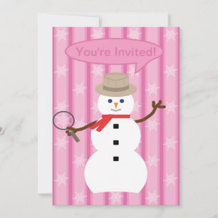 Spaß und Extravagante Weihnachten Snowman Detectiv Einladung