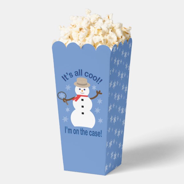 Spaß und Extravagante Weihnachten Snowman Detectiv Geschenkschachtel (Geplatzt)