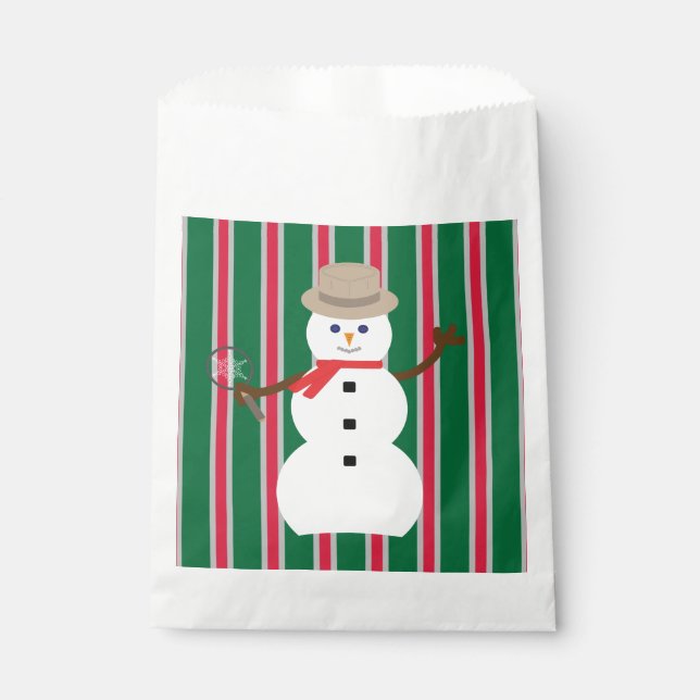 Spaß und Extravagante Weihnachten Snowman Detectiv Geschenktütchen (Vorderseite)