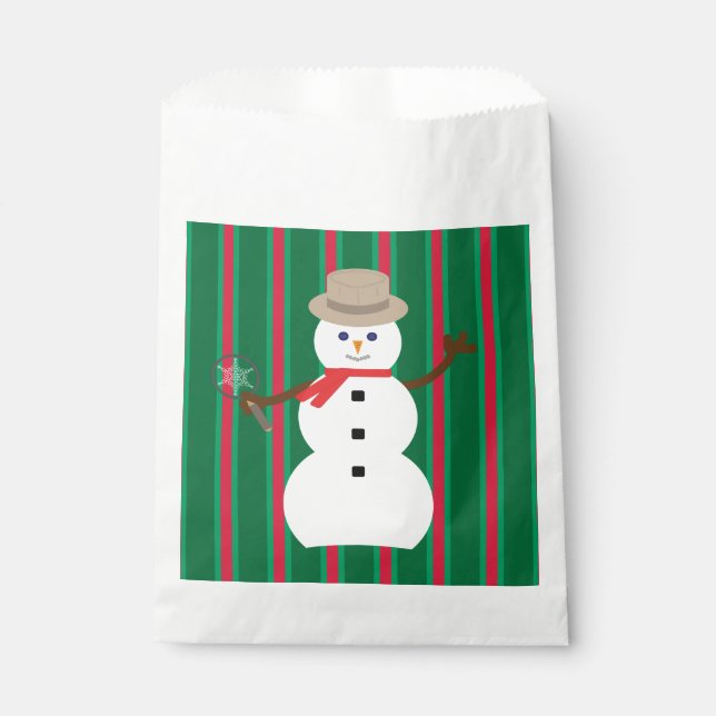 Spaß und Extravagante Weihnachten Snowman Detectiv Geschenktütchen (Vorderseite)