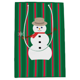 Spaß und Extravagante Weihnachten Snowman Detectiv Mittlere Geschenktüte