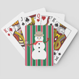 Spaß und Extravagante Weihnachten Snowman Detectiv Spielkarten