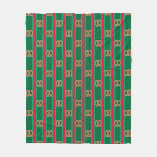 Spaß und Extravagante Weihnachtsbräune Fleecedecke (Vorderseite)