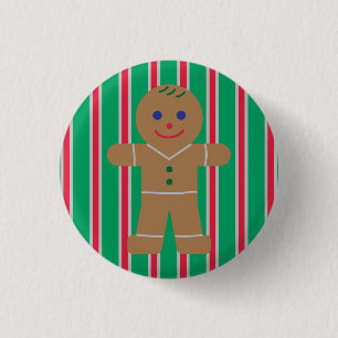 Spaß und Extravagante Weihnachtsmann Button