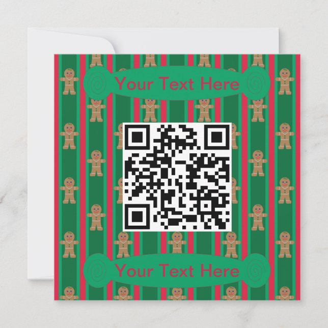 Spaß und Extravagante Weihnachtsmann Einladung (Vorderseite)