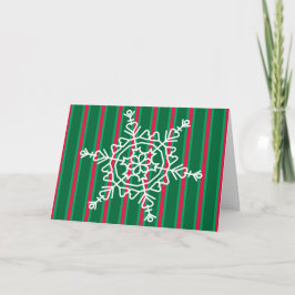Spaß und Extravagante Weihnachtsschneeflocke Einladung