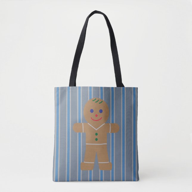 Spaß und Extravaganter Lebkuchenmann Tasche (Vorderseite)