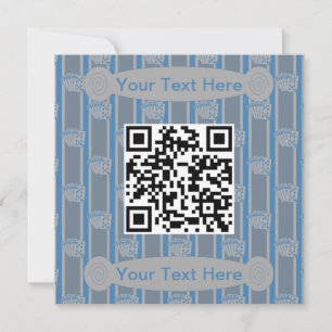 Spaß und Extravaganter Royal Flush QR Code Einladung