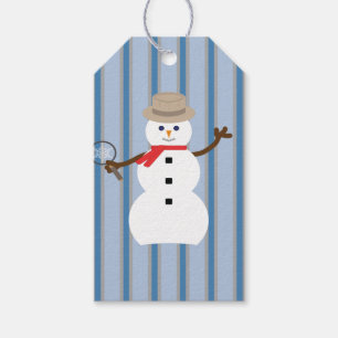 Spaß und Extravaganter Schneemann Detektiv Geschenkanhänger