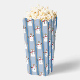 Spaß und Extravaganter Snowman Detektiv Popcorn Geschenkschachtel