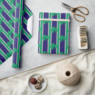 Spaß und Extravagantes Kleeblatt Geschenkpapier