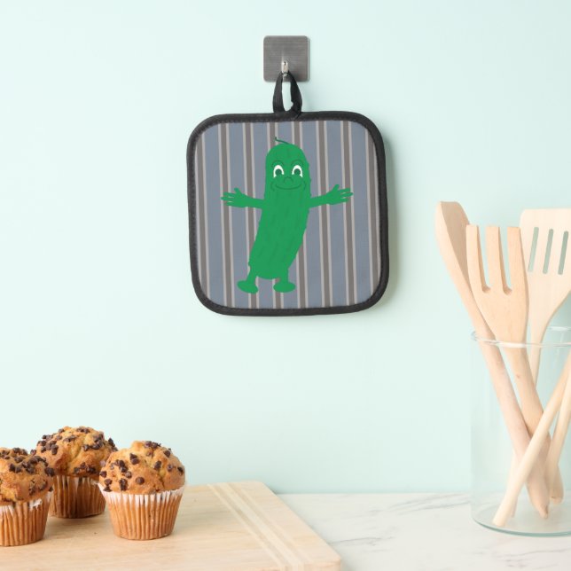 Spaß und Extravagantes Pickle Topflappen (Insitu (Hängend))