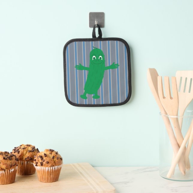 Spaß und Extravagantes Pickle Topflappen (Insitu (Hängend))