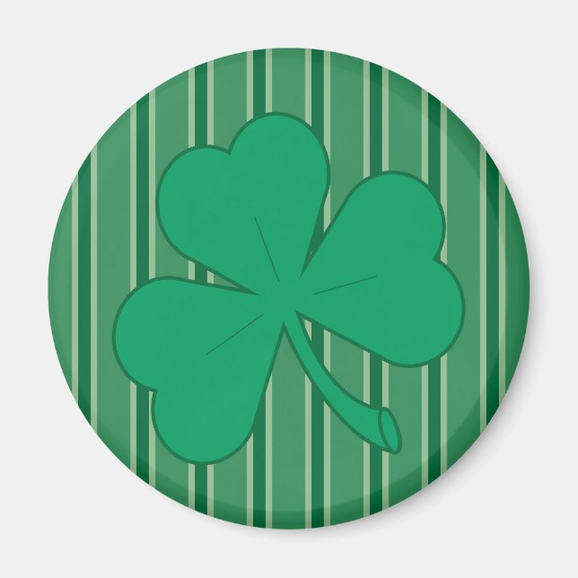 Spaß und Fancy Shamrock Magnet (Vorne)