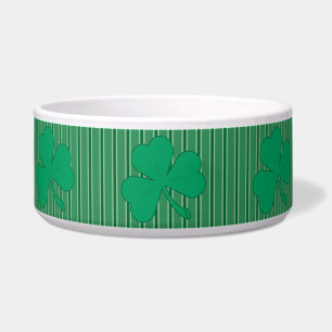 Spaß und Fancy Shamrock Napf