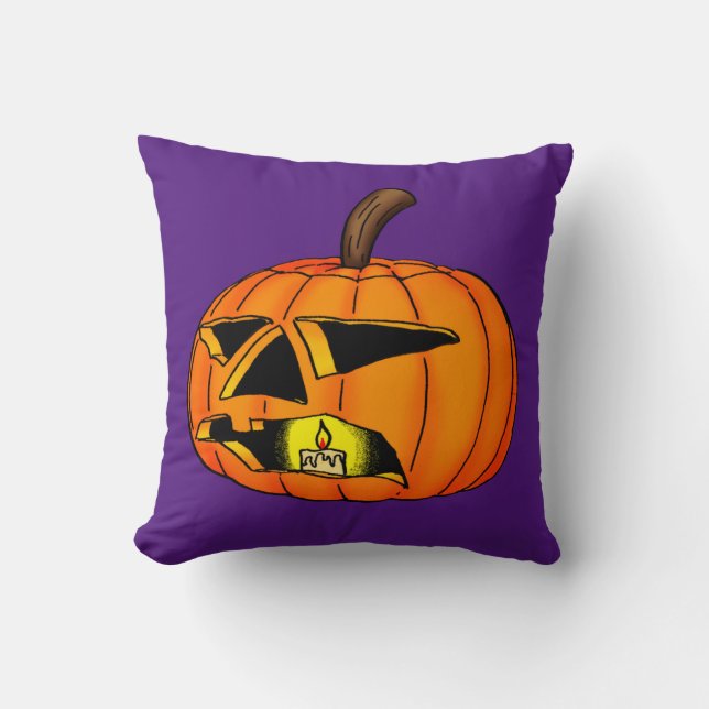 Spaß und farbenfrohe Halloween-Kissen Kissen (Vorderseite)