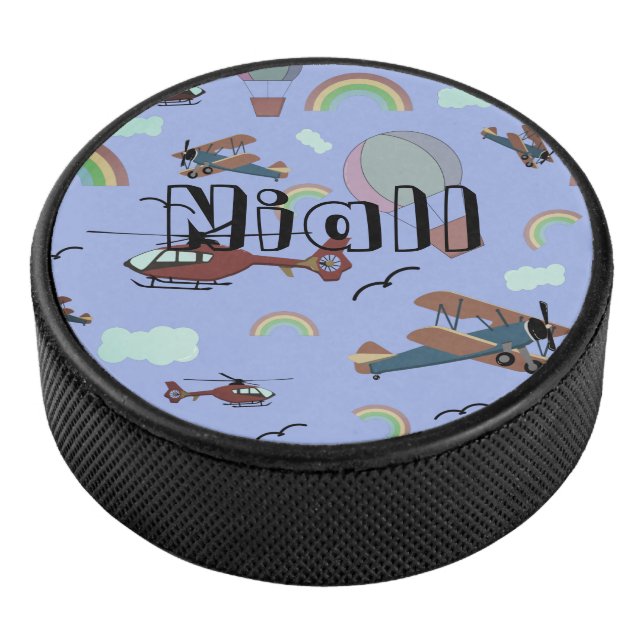 Spaß und farbenfrohe Luftfahrt Eishockey Puck (3/4)