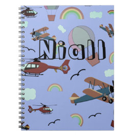 Spaß und farbenfrohe Luftfahrt Notizblock