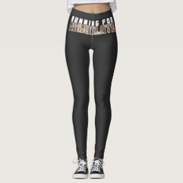 Spaß und Funky beim Design von Schokoladentexten Leggings
