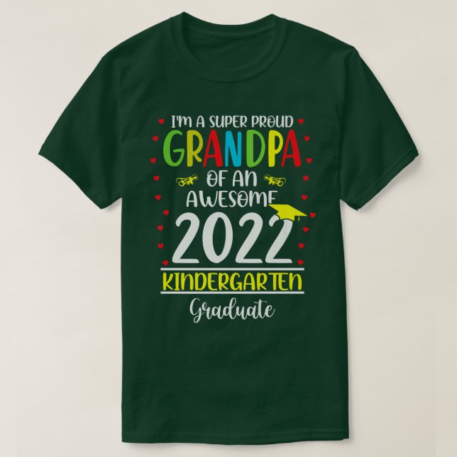 Spaß und Großvater eines Phantastischen Kindergart T-Shirt (Design vorne)