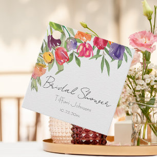 Spaß und Helle Tulips und Grünes Brautparty Geschenkanhänger