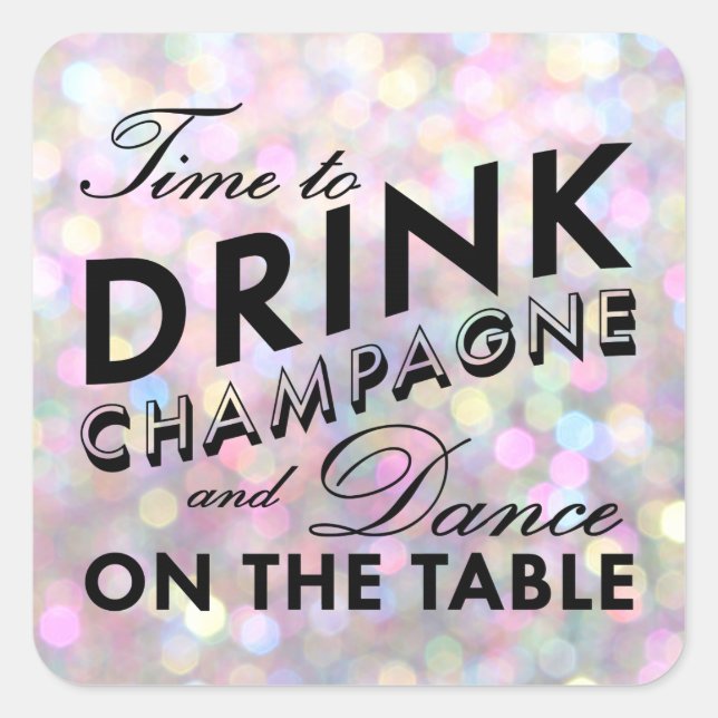 Spaß und Kokette Aufkleber (Vorderseite)