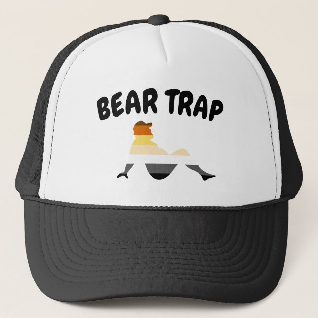 Spaß und lustiger Bärenstolzer T - Shirt Truckerkappe (Vorderseite)