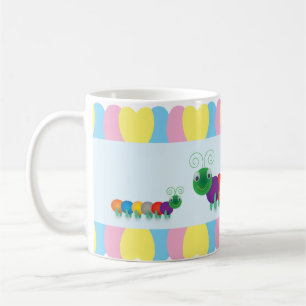Spaß und niedliche Raupen Kaffeetasse