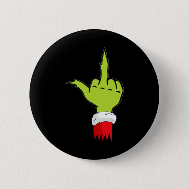 Spaß und scheußliche Weihnachten Top Adult Humor A Button (Vorderseite)