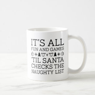 Spaß und Spiele Weihnachtsmann Kaffeetasse