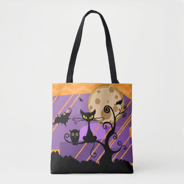 Spaß und Spooky Halloween Tasche (Vorderseite)