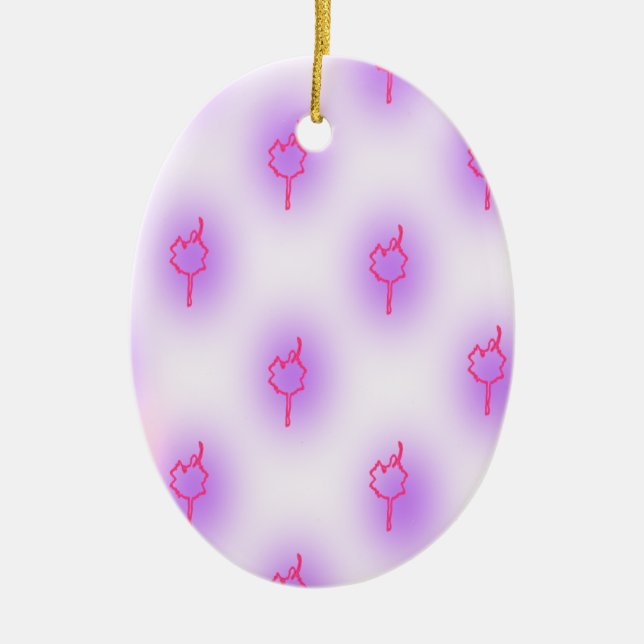 Spaß und Tanzen Keramik Ornament (Vorne)