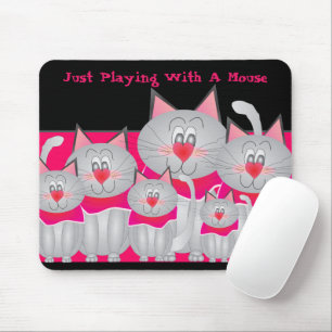 Spaß und Whimsy Kitty Cat Maus Pad Mousepad
