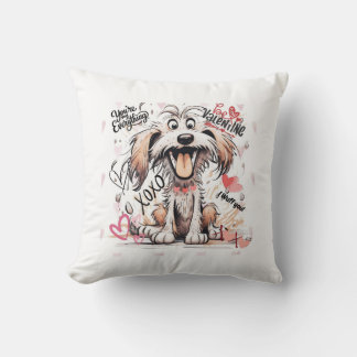 Spaß Valentine Design für das, das Sie Liebe! Kissen