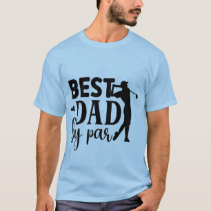 Spaß Vater Golf Wortart T-Shirt