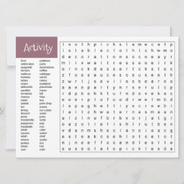 Spaß Vermisste Aktivität Ankündigung