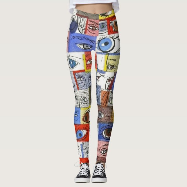 Spaß-verrückte wilde und einzigartige leggings (Vorderseite)