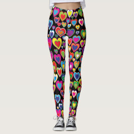 Spaß-vibrierender ins Auge fallender Regenbogen Leggings