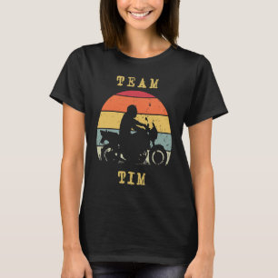 Spaß Vintag Retro Sunset Tim Motorrad Fahrrad fahr T-Shirt