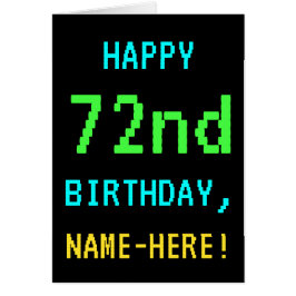 Spaß Vintag/Retro Videospiel Schauen 72. Geburtsta