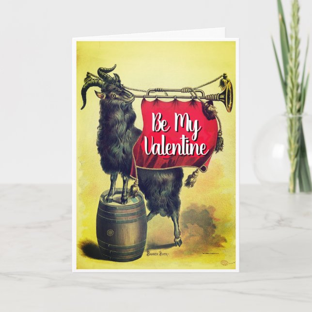 Spaß Vintage Valentinkarte Feiertagskarte (Vorderseite)