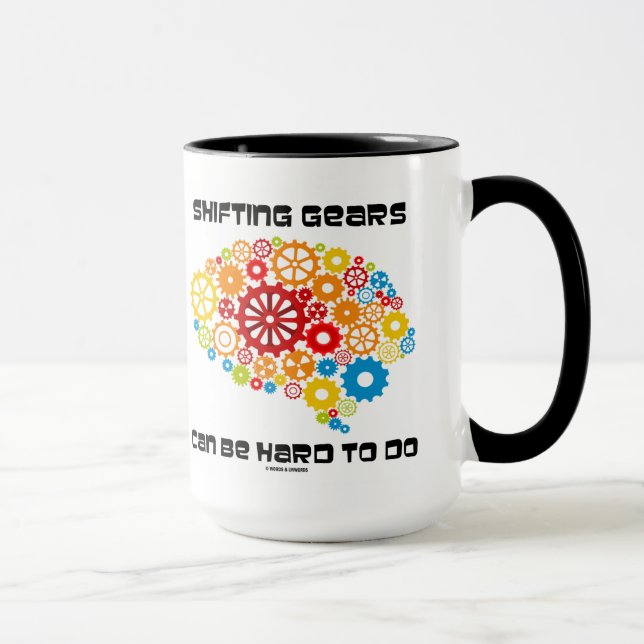 Spaß von Gehirngeeren kann durch Umrüsten schwer z Tasse (Rechts)