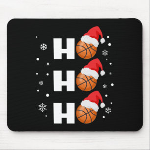 Spaß Weihnachten Basketball Spieler Ho Ho Ho Ho Sp Mousepad