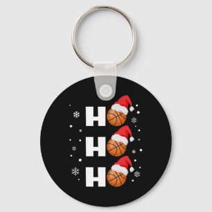Spaß Weihnachten Basketball Spieler Ho Ho Ho Ho Sp Schlüsselanhänger