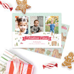 Spaß Weihnachten Crew Drei Foto Lebkuchen Stadt<br><div class="desc">Wünschen Sie Ihren Freunden und Ihrer Familie einen angenehmen Urlaub mit unserer lustigen und festlichen Ferien gingerbrot Weihnachten Crew drei Foto Urlaubskarte. Unser Design zeichnet sich durch unsere eigene Wasserfarbenpracht aus und macht Spaß an der Stadtszenerie und Landschaft. Jedes Detail ist in dieser kleinen, malerischen Nachbarschaft Szene eingefangen. Die Zuhause...</div>