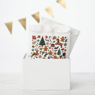 Spaß Weihnachten Gefälligkeitssägen Geschenktütchen