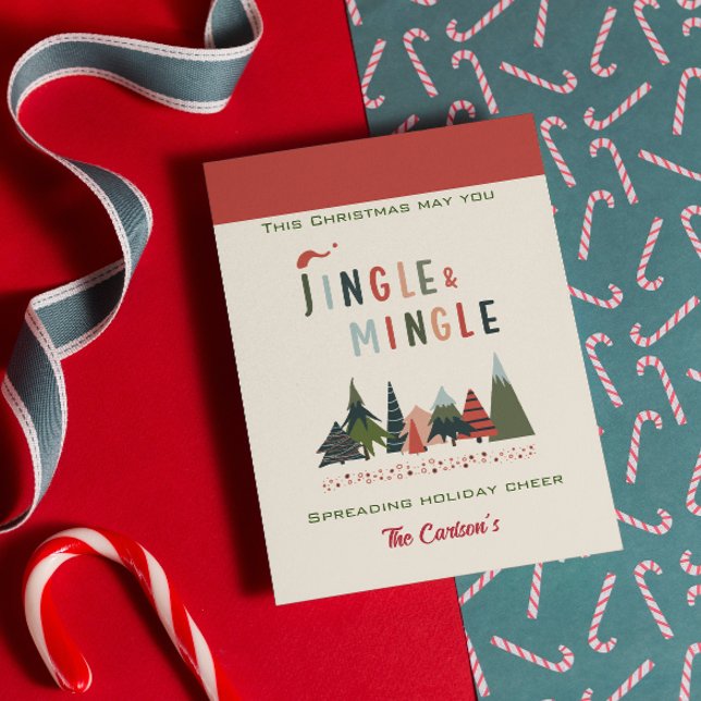 Spaß | Weihnachts-Fotokarte | Weihnachtsbaum | Kar Feiertagskarte (Von Creator hochgeladen)