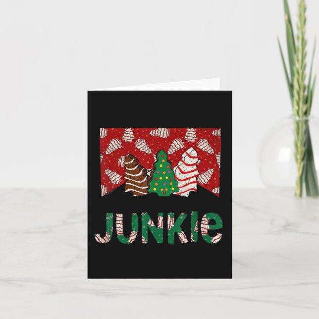 Spaß Weihnachtsbaum Cake Junkie Tis The Season Wes Karte (Vorderseite)